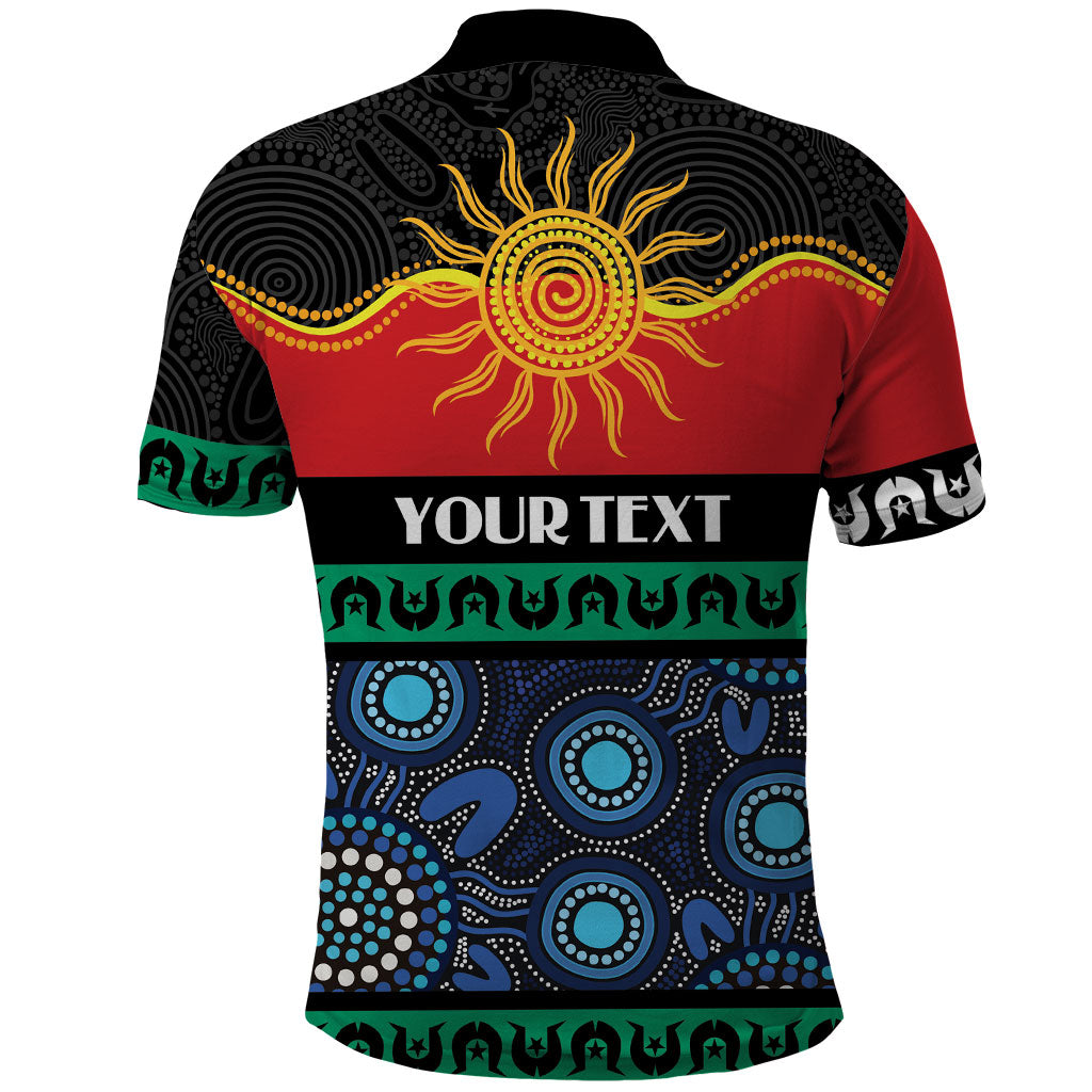 Personalised Australian Aboriginal Torres Strait Islanders Polo Shirt Together We Rise Together We Stay Deadly
