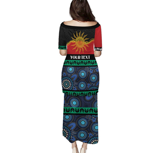Personalised Australian Aboriginal Torres Strait Islanders Puletasi Together We Rise Together We Stay Deadly