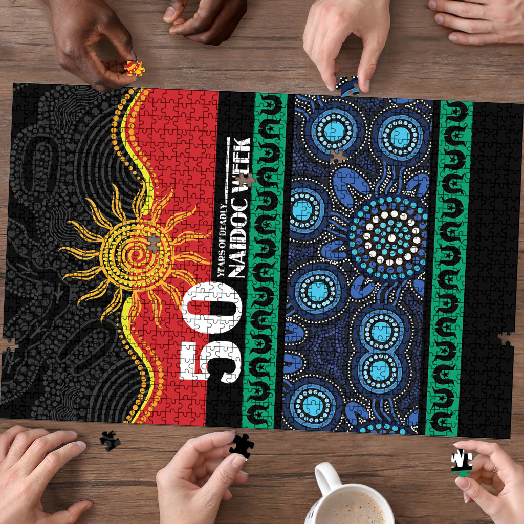 Australian Aboriginal Torres Strait Islanders Puzzle Together We Rise Together We Stay Deadly