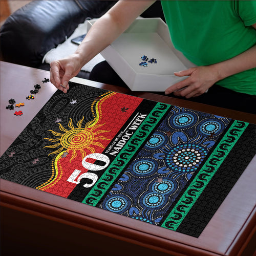Australian Aboriginal Torres Strait Islanders Puzzle Together We Rise Together We Stay Deadly