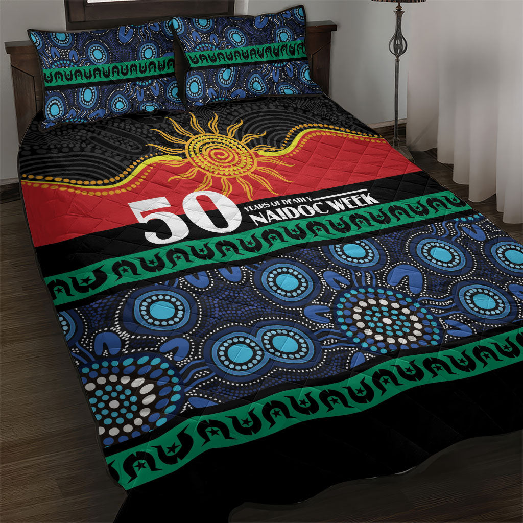 Australian Aboriginal Torres Strait Islanders Quilt Bed Set Together We Rise Together We Stay Deadly