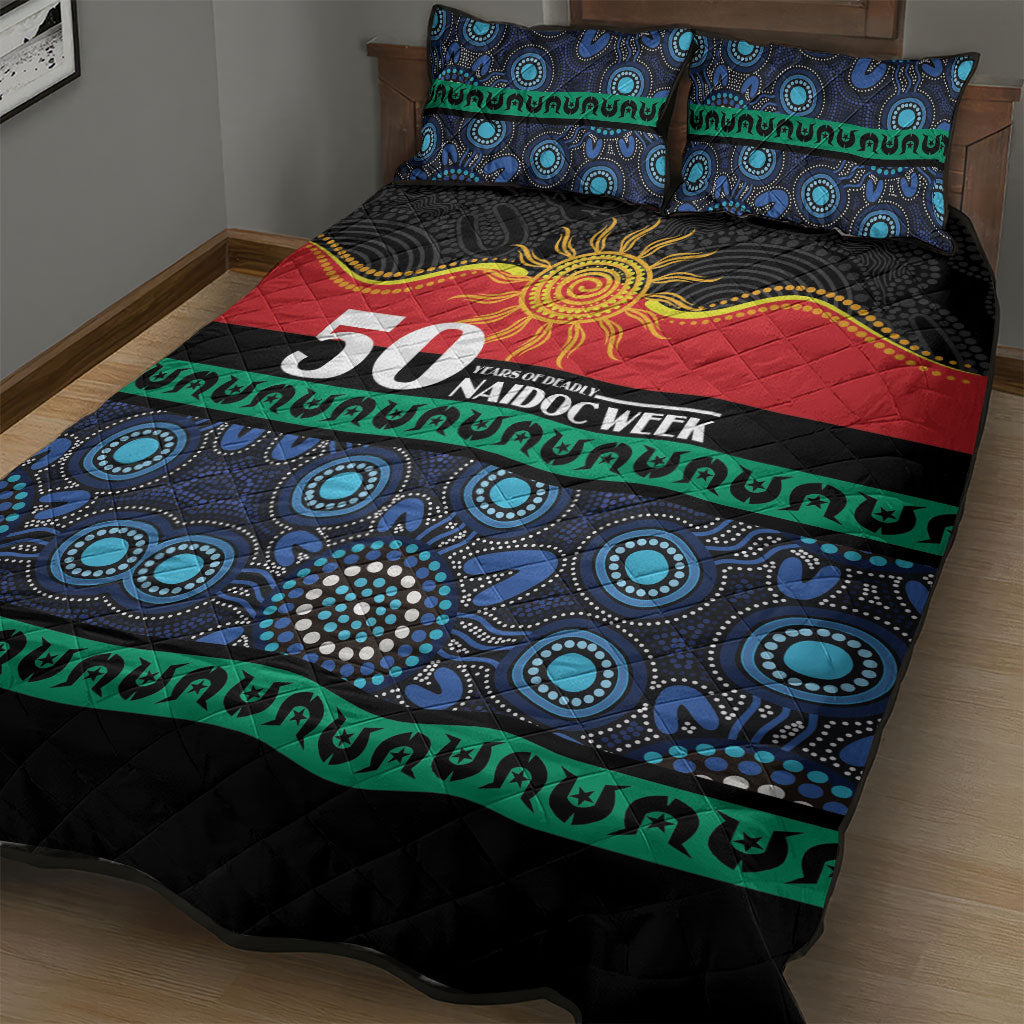Australian Aboriginal Torres Strait Islanders Quilt Bed Set Together We Rise Together We Stay Deadly