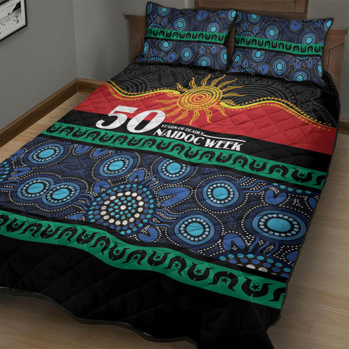 Australian Aboriginal Torres Strait Islanders Quilt Bed Set Together We Rise Together We Stay Deadly