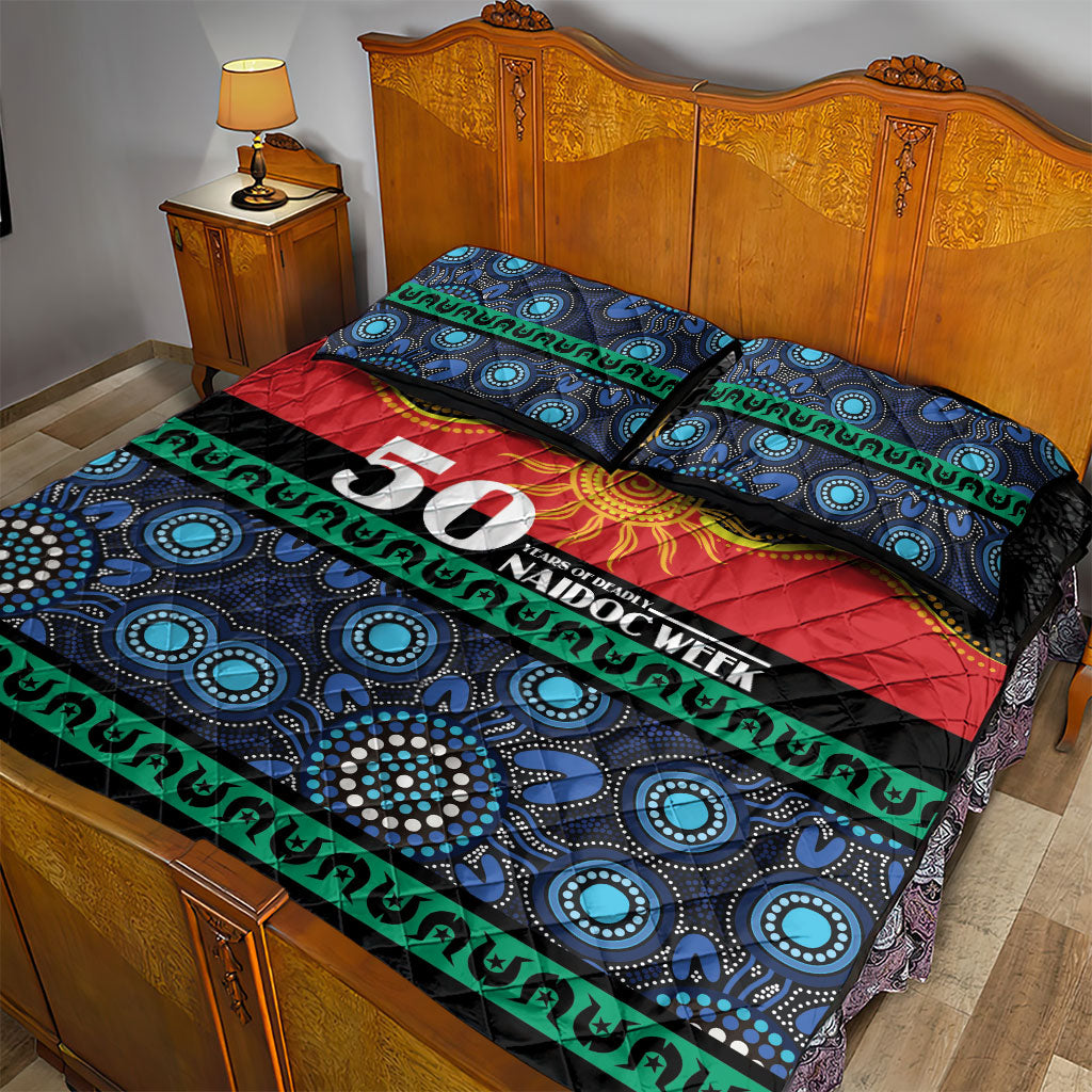 Australian Aboriginal Torres Strait Islanders Quilt Bed Set Together We Rise Together We Stay Deadly