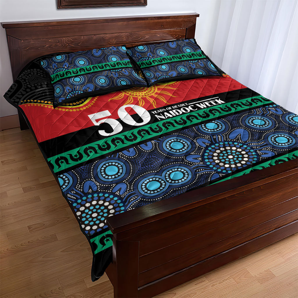 Australian Aboriginal Torres Strait Islanders Quilt Bed Set Together We Rise Together We Stay Deadly