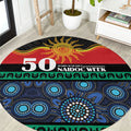 Australian Aboriginal Torres Strait Islanders Round Carpet Together We Rise Together We Stay Deadly