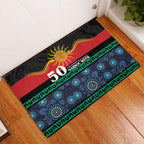 Australian Aboriginal Torres Strait Islanders Rubber Doormat Together We Rise Together We Stay Deadly
