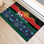Australian Aboriginal Torres Strait Islanders Rubber Doormat Together We Rise Together We Stay Deadly