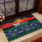 Australian Aboriginal Torres Strait Islanders Rubber Doormat Together We Rise Together We Stay Deadly