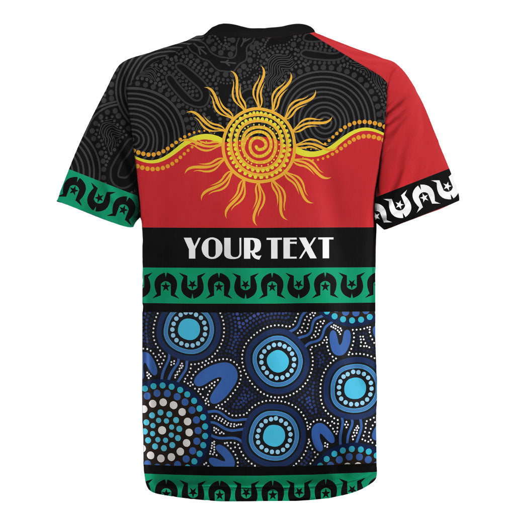 Personalised Australian Aboriginal Torres Strait Islanders Rugby Jersey Together We Rise Together We Stay Deadly