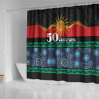 Australian Aboriginal Torres Strait Islanders Shower Curtain Together We Rise Together We Stay Deadly