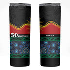 Personalised Australian Aboriginal Torres Strait Islanders Skinny Tumbler Together We Rise Together We Stay Deadly