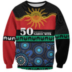 Personalised Australian Aboriginal Torres Strait Islanders Sweatshirt Together We Rise Together We Stay Deadly