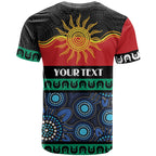 Personalised Australian Aboriginal Torres Strait Islanders T Shirt Together We Rise Together We Stay Deadly
