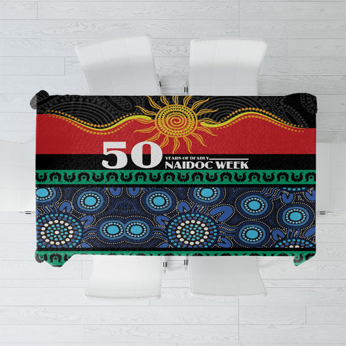 Australian Aboriginal Torres Strait Islanders Tablecloth Together We Rise Together We Stay Deadly