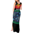 Personalised Australian Aboriginal Torres Strait Islanders Tank Maxi Dress Together We Rise Together We Stay Deadly