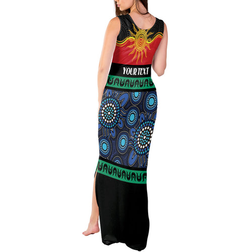 Personalised Australian Aboriginal Torres Strait Islanders Tank Maxi Dress Together We Rise Together We Stay Deadly