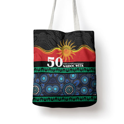 Australian Aboriginal Torres Strait Islanders Tote Bag Together We Rise Together We Stay Deadly
