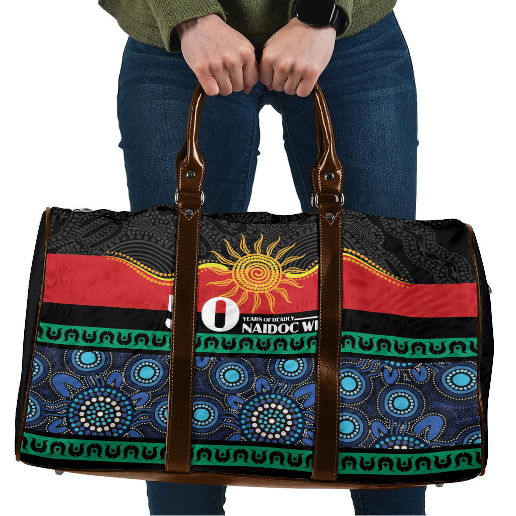 Australian Aboriginal Torres Strait Islanders Travel Bag Together We Rise Together We Stay Deadly