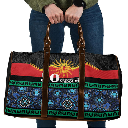 Australian Aboriginal Torres Strait Islanders Travel Bag Together We Rise Together We Stay Deadly