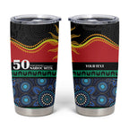 Personalised Australian Aboriginal Torres Strait Islanders Tumbler Cup Together We Rise Together We Stay Deadly