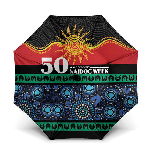 Australian Aboriginal Torres Strait Islanders Umbrella Together We Rise Together We Stay Deadly