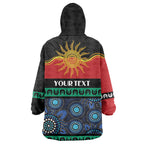Personalised Australian Aboriginal Torres Strait Islanders Wearable Blanket Hoodie Together We Rise Together We Stay Deadly