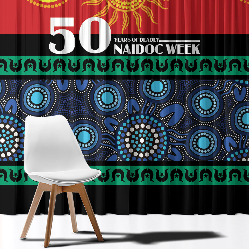 Australian Aboriginal Torres Strait Islanders Window Curtain Together We Rise Together We Stay Deadly