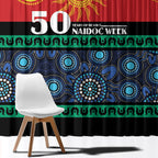 Australian Aboriginal Torres Strait Islanders Window Curtain Together We Rise Together We Stay Deadly