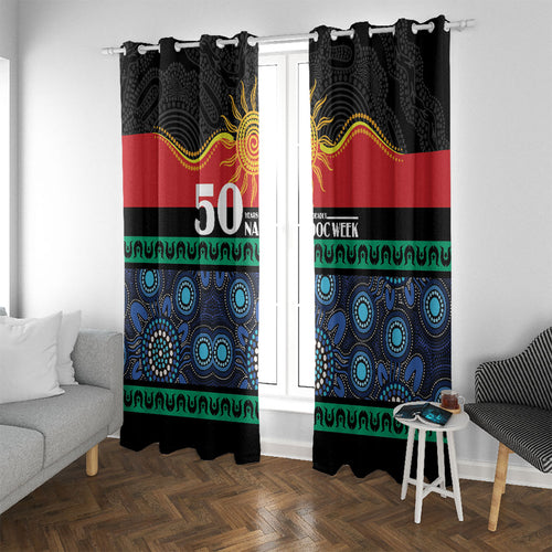 Australian Aboriginal Torres Strait Islanders Window Curtain Together We Rise Together We Stay Deadly