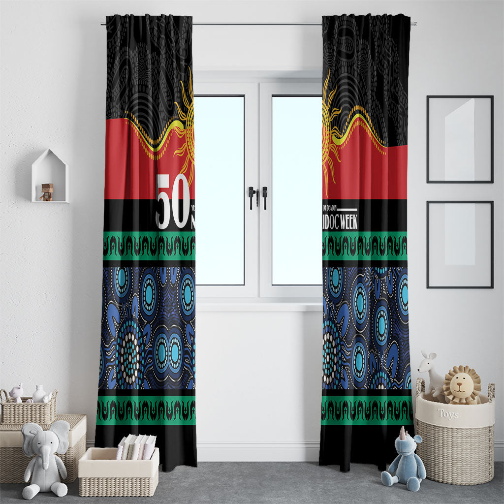 Australian Aboriginal Torres Strait Islanders Window Curtain Together We Rise Together We Stay Deadly