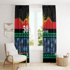 Australian Aboriginal Torres Strait Islanders Window Curtain Together We Rise Together We Stay Deadly