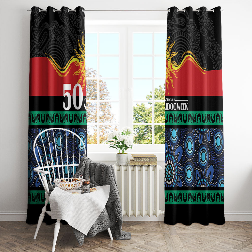 Australian Aboriginal Torres Strait Islanders Window Curtain Together We Rise Together We Stay Deadly
