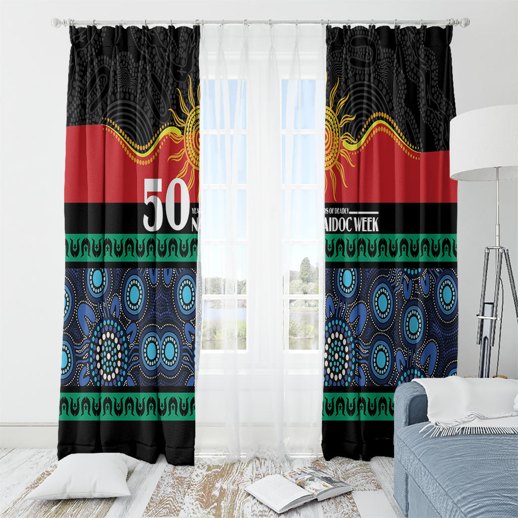 Australian Aboriginal Torres Strait Islanders Window Curtain Together We Rise Together We Stay Deadly