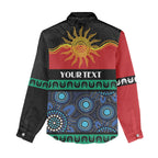 Personalised Australian Aboriginal Torres Strait Islanders Women Casual Shirt Together We Rise Together We Stay Deadly