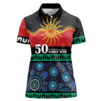 Personalised Australian Aboriginal Torres Strait Islanders Women Polo Shirt Together We Rise Together We Stay Deadly