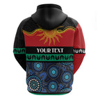 Personalised Australian Aboriginal Torres Strait Islanders Zip Hoodie Together We Rise Together We Stay Deadly