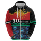 Personalised Australian Aboriginal Torres Strait Islanders Zip Hoodie Together We Rise Together We Stay Deadly