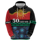 Personalised Australian Aboriginal Torres Strait Islanders Zip Hoodie Together We Rise Together We Stay Deadly