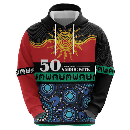 Personalised Australian Aboriginal Torres Strait Islanders Zip Hoodie Together We Rise Together We Stay Deadly