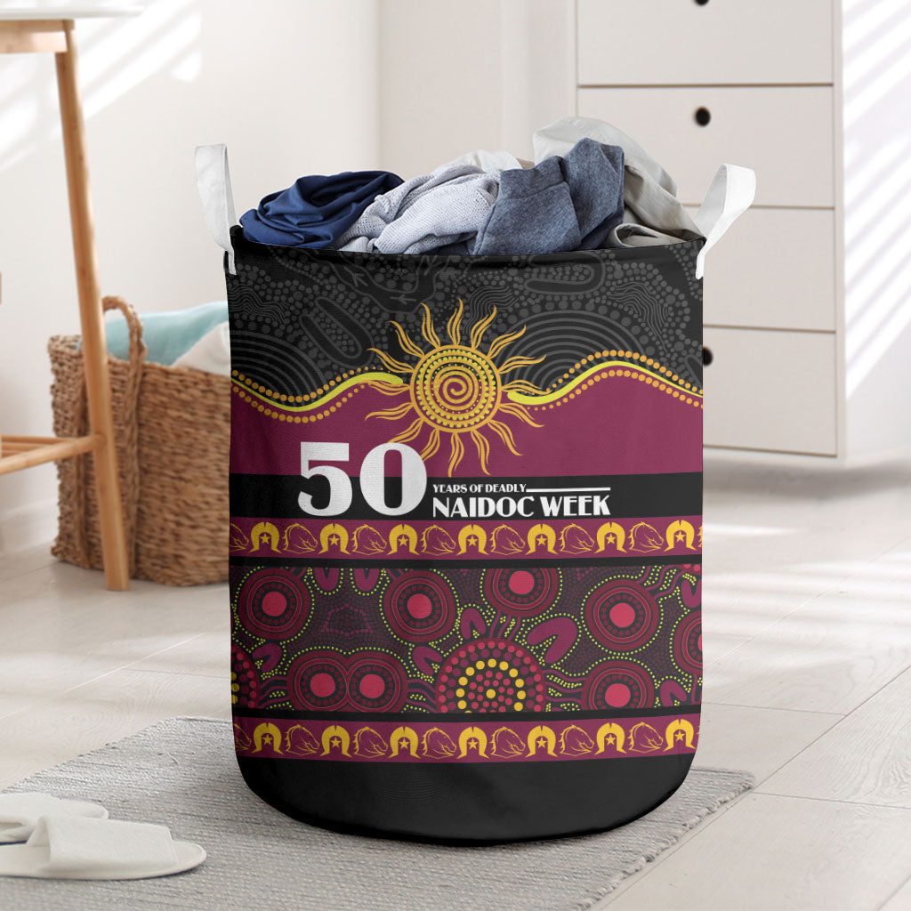 Broncos NAIDOC Week Laundry Basket Aboriginal Torres Strait Islanders Vibe