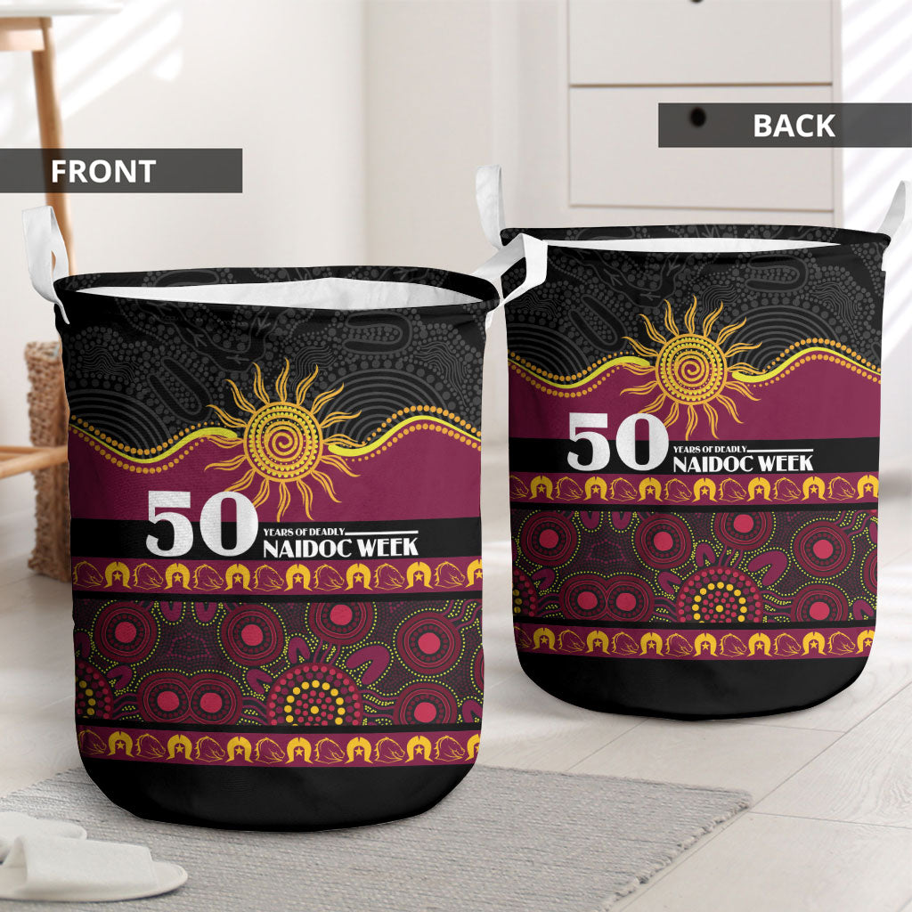 Broncos NAIDOC Week Laundry Basket Aboriginal Torres Strait Islanders Vibe