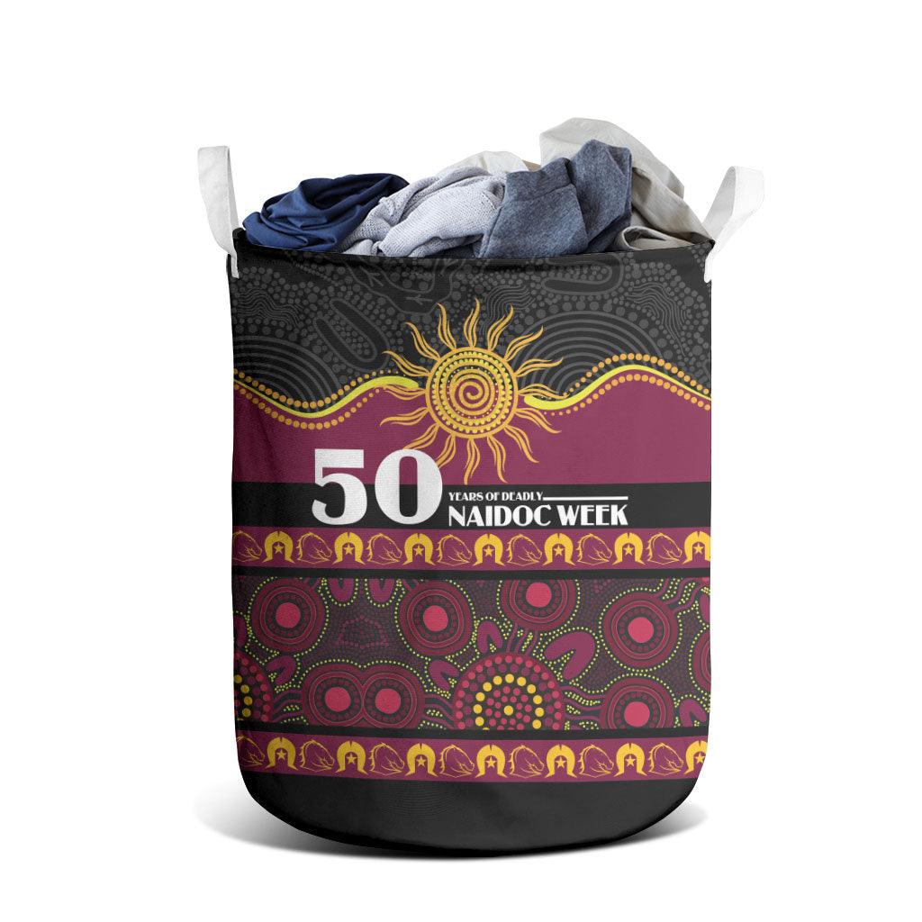 Broncos NAIDOC Week Laundry Basket Aboriginal Torres Strait Islanders Vibe