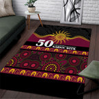 Broncos NAIDOC Week Area Rug Aboriginal Torres Strait Islanders Vibe
