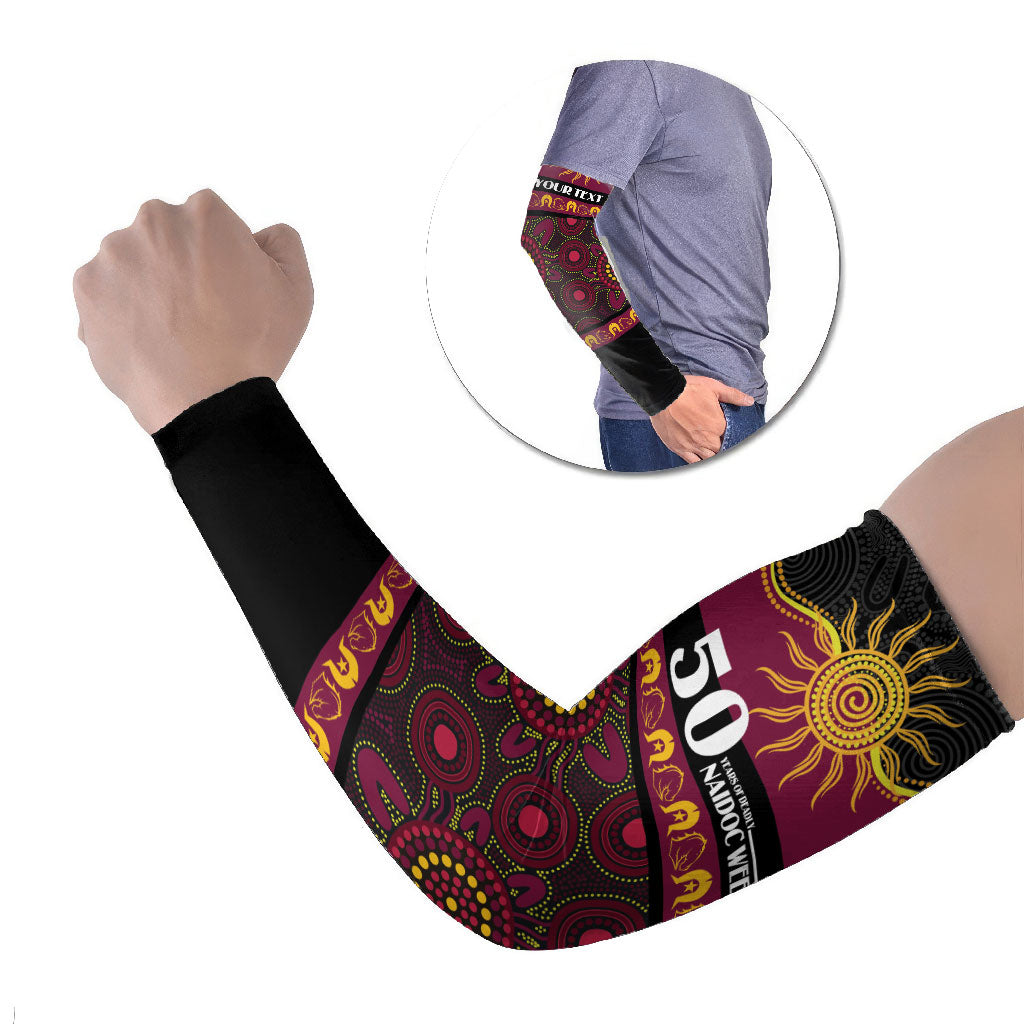 Broncos NAIDOC Week Personalised Arm Sleeves Aboriginal Torres Strait Islanders Vibe