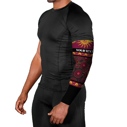 Broncos NAIDOC Week Personalised Arm Sleeves Aboriginal Torres Strait Islanders Vibe