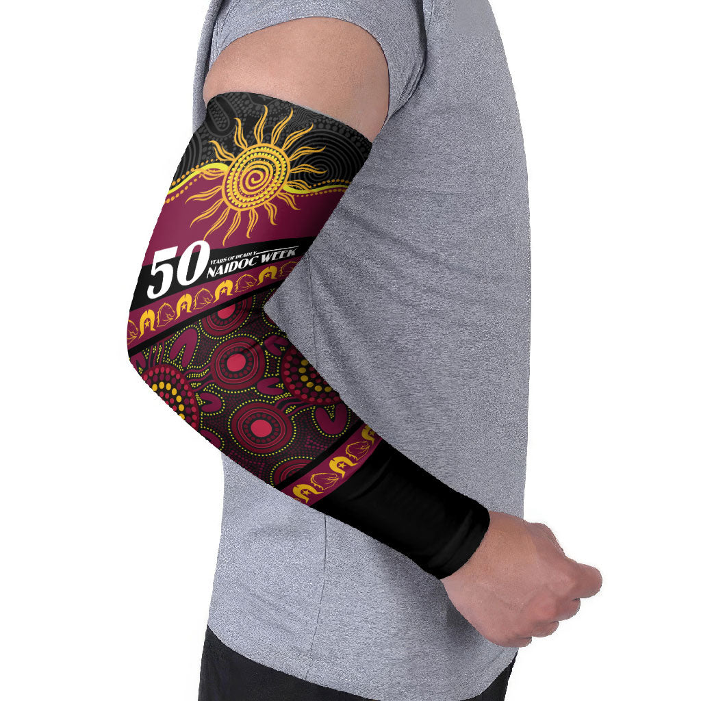 Broncos NAIDOC Week Personalised Arm Sleeves Aboriginal Torres Strait Islanders Vibe