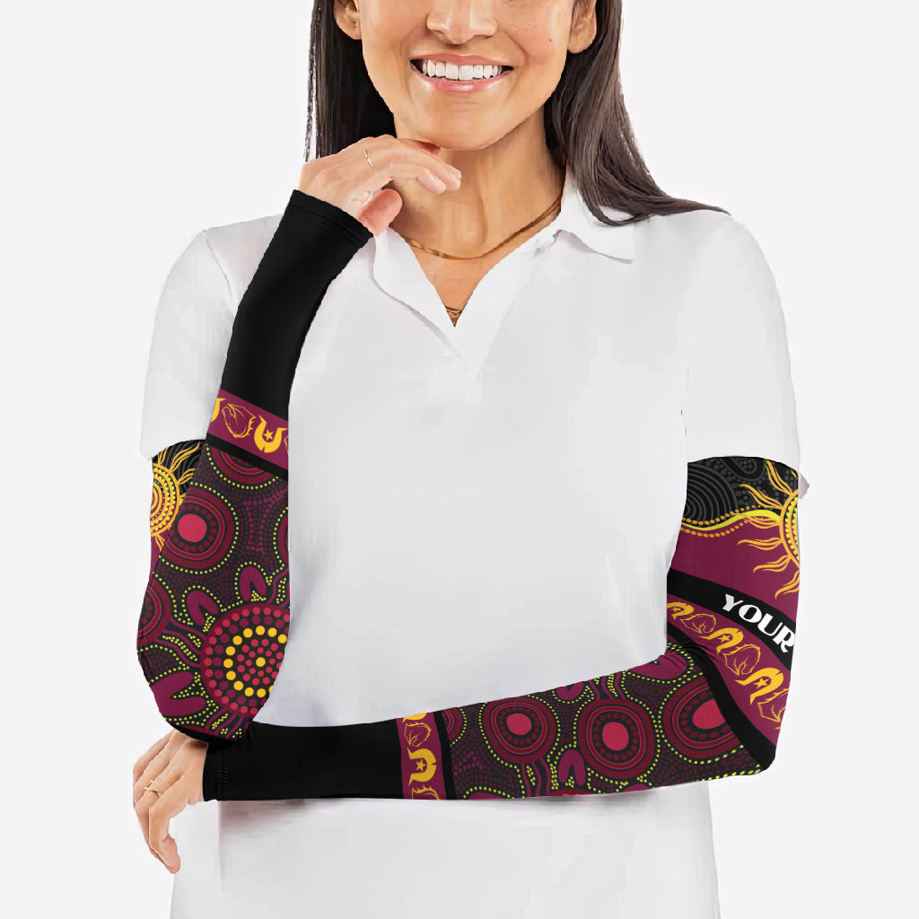 Broncos NAIDOC Week Personalised Arm Sleeves Aboriginal Torres Strait Islanders Vibe