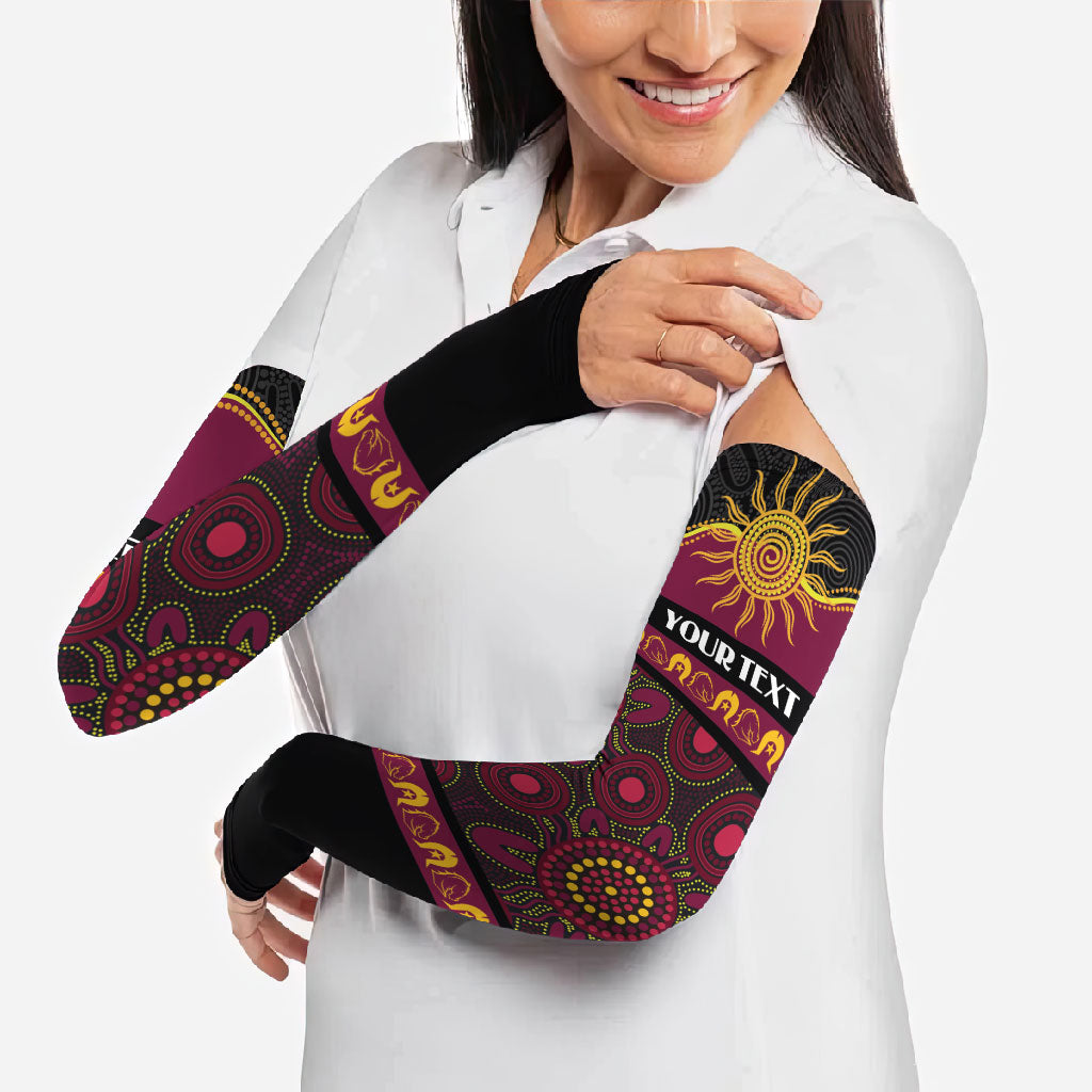 Broncos NAIDOC Week Personalised Arm Sleeves Aboriginal Torres Strait Islanders Vibe