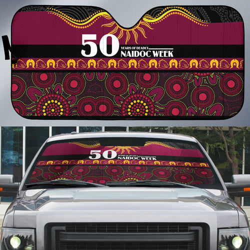 Broncos NAIDOC Week Auto Sun Shade Aboriginal Torres Strait Islanders Vibe